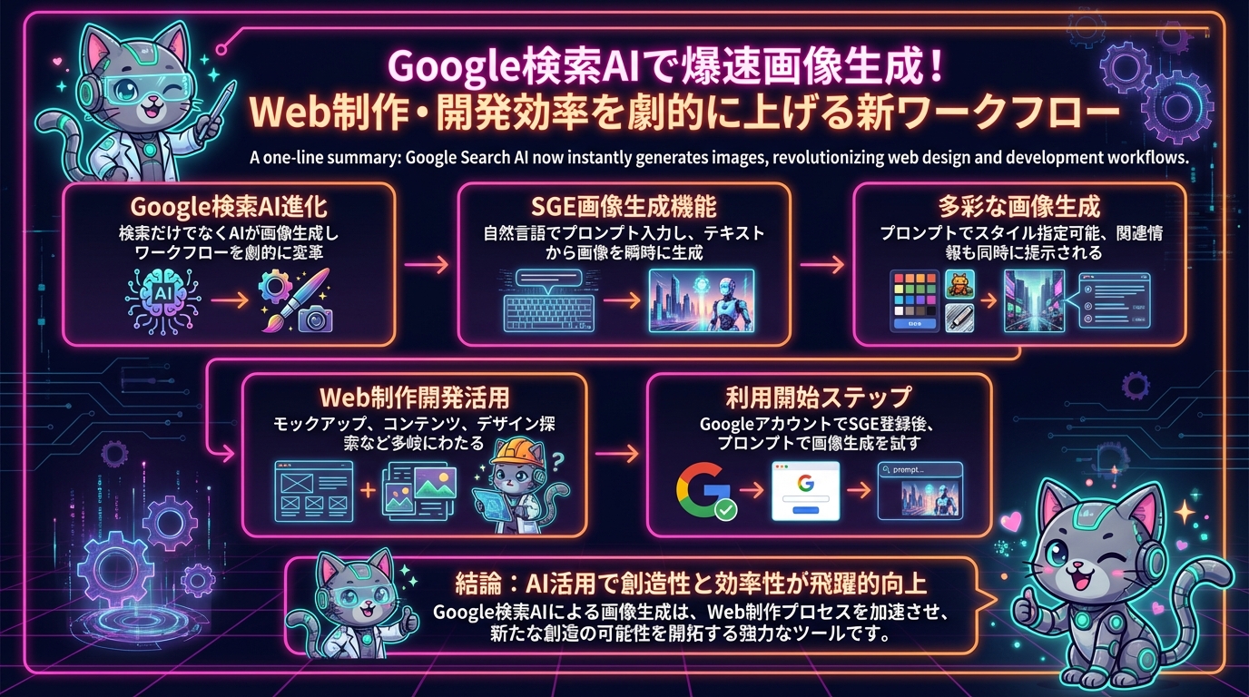 Google検索AIで爆速画像生成！Web制作・開発効率を劇的に上げる新ワークフロー