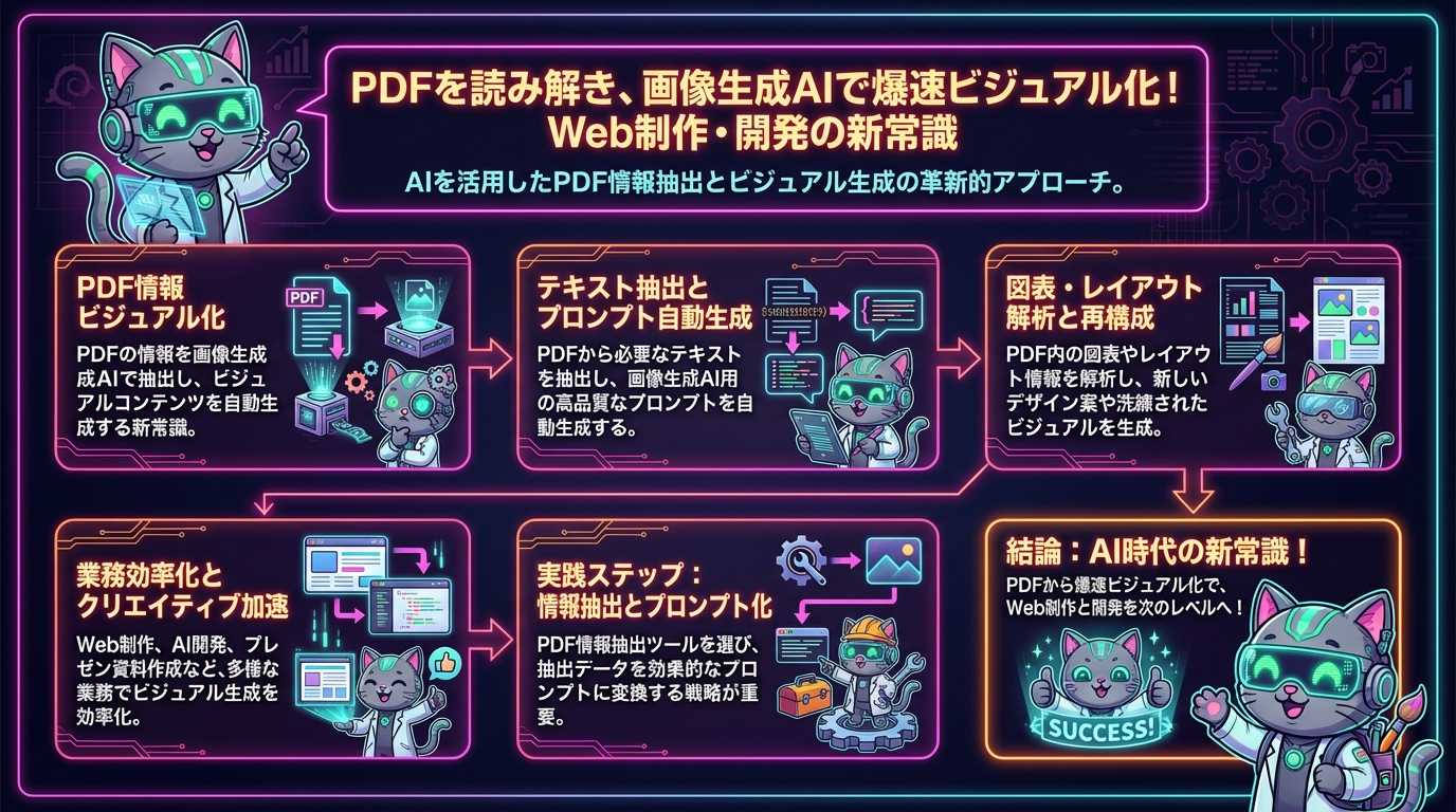 PDFを読み解き、画像生成AIで爆速ビジュアル化！Web制作・開発の新常識