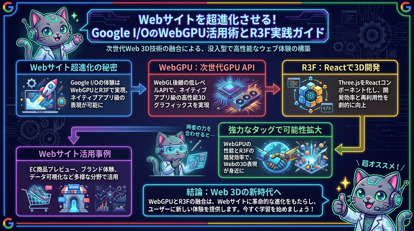 Webサイトを超進化させる！Google I/OのWebGPU活用術とR3F実践ガイド
