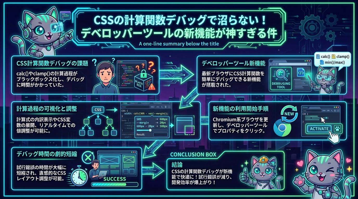 CSSの計算関数デバッグで沼らない！デベロッパーツールの新機能が神すぎる件