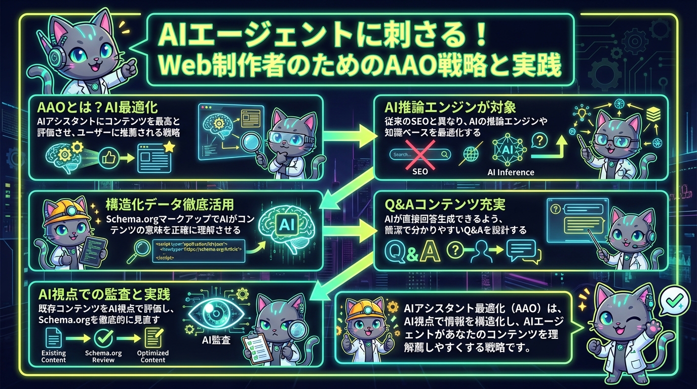 AIエージェントに刺さる！Web制作者のためのAAO戦略と実践