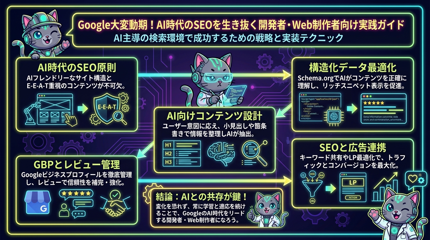 Google大変動期！AI時代のSEOを生き抜く開発者・Web制作者向け実践ガイド