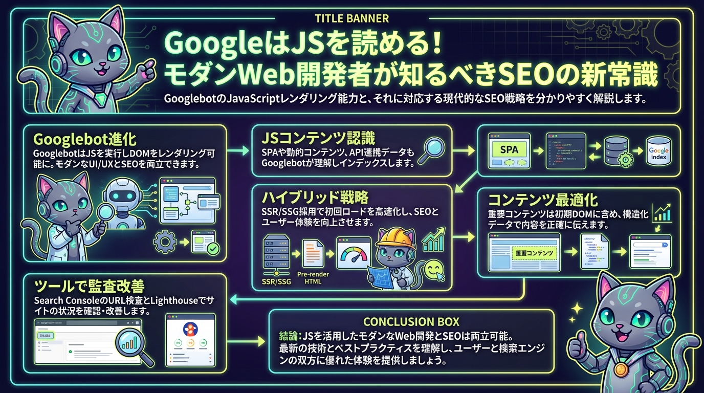 GoogleはJSを読める！モダンWeb開発者が知るべきSEOの新常識