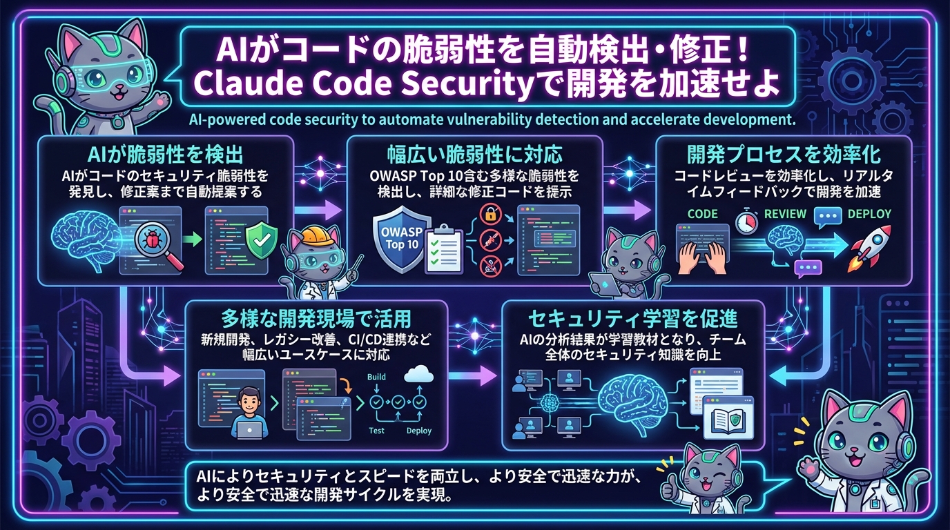 AIがコードの脆弱性を自動検出・修正！Claude Code Securityで開発を加速せよ