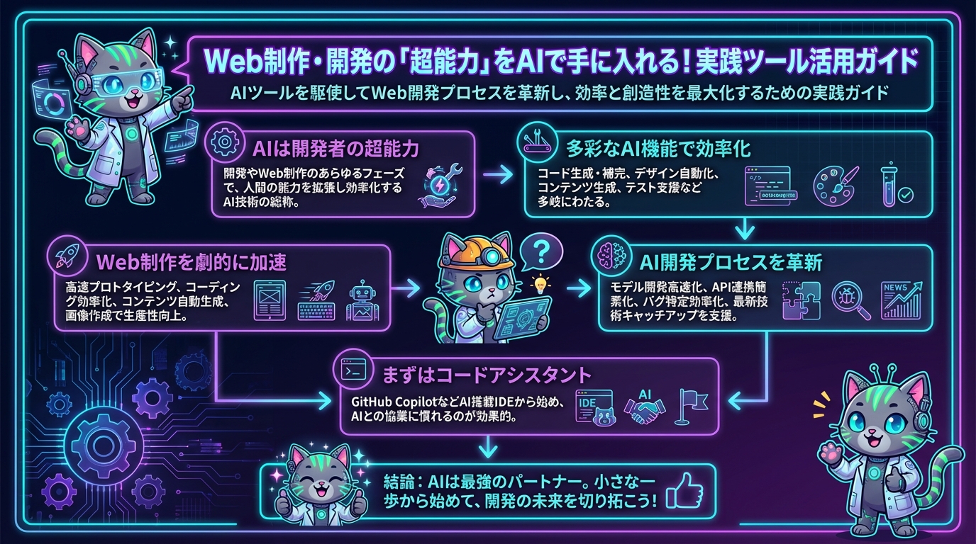 Web制作・開発の「超能力」をAIで手に入れる！実践ツール活用ガイド