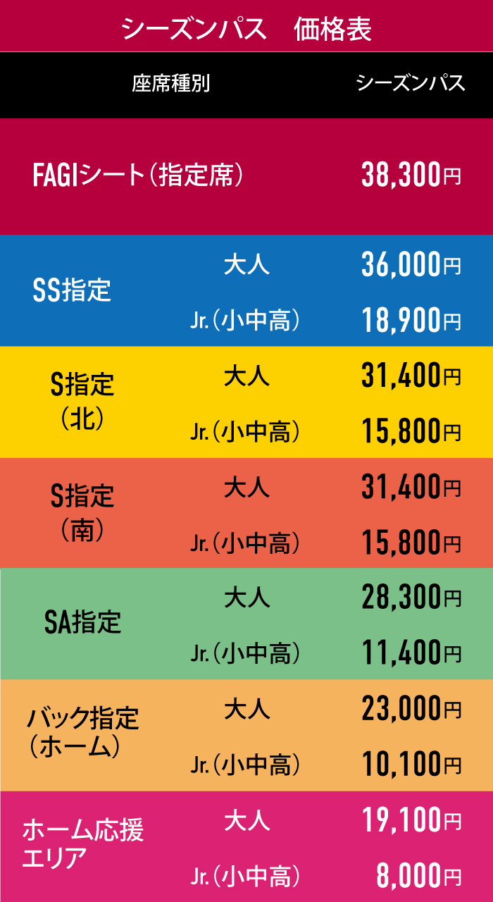 明治安田Jリーグ百年構想リーグ シーズンパス販売概要のお知らせ
