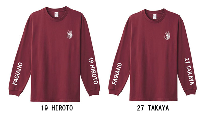 予約再受付！25ロングスリーブT/プレイヤーズロンT