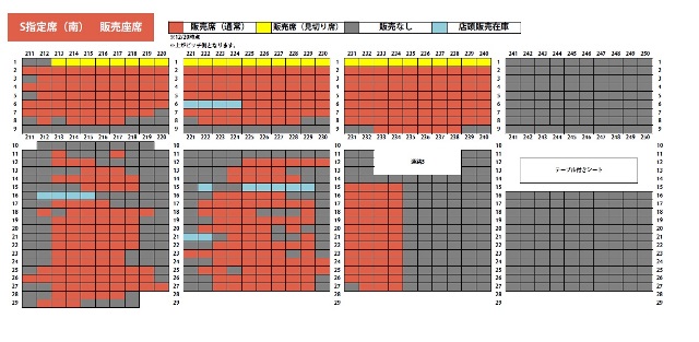シーズンパス】12月21日開始 指定席（継続・席種座席変更）について