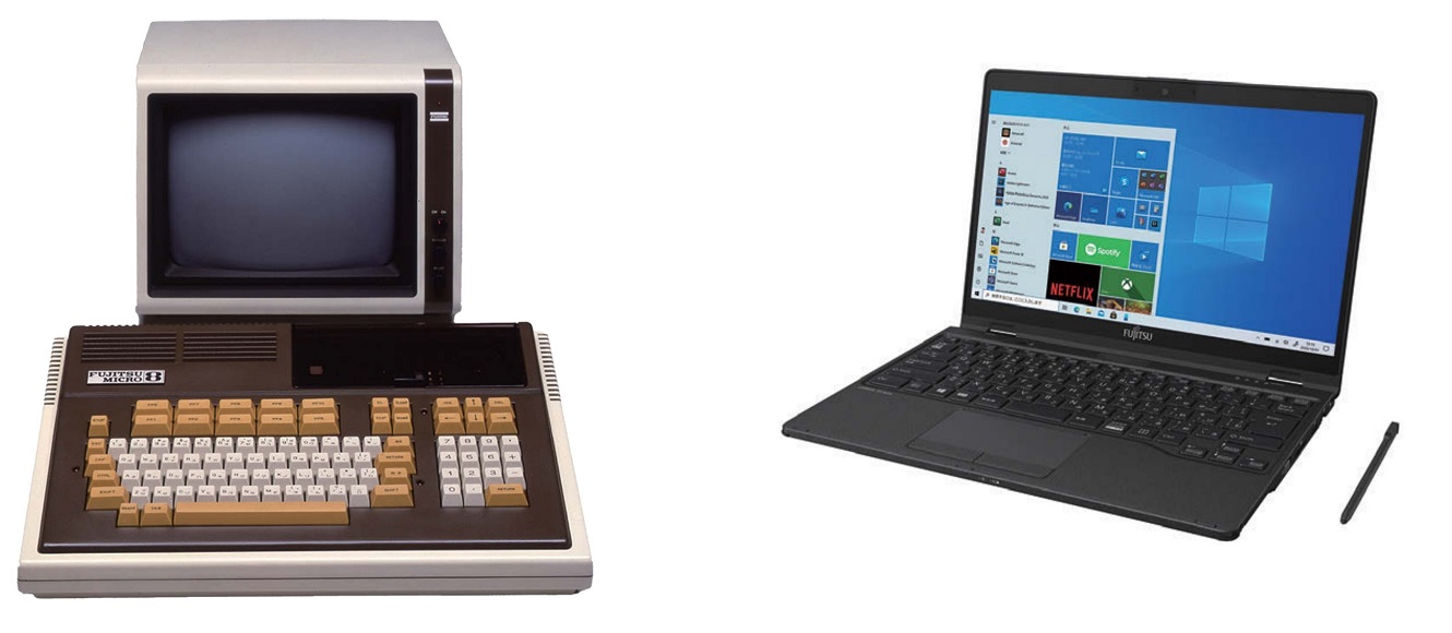 富士通パソコン40周年 人々の困りごとにコンピューティングで寄り添い