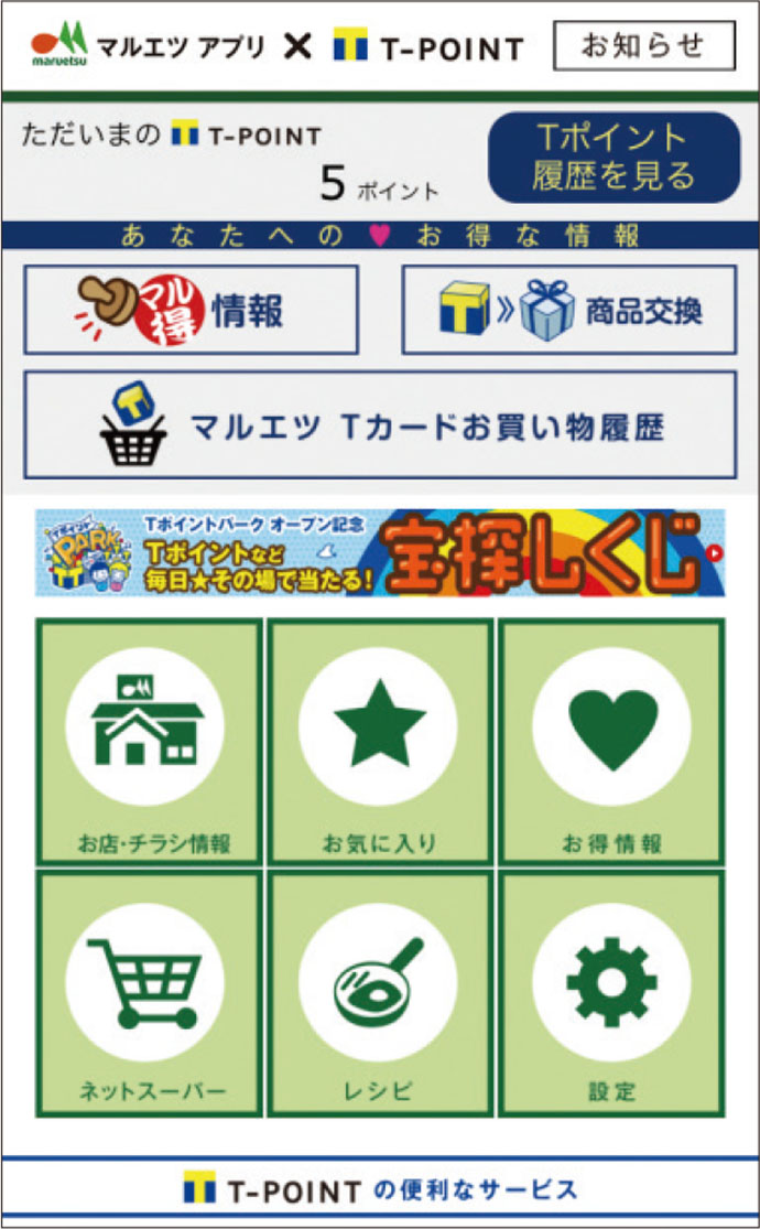 マルエツとTポイント連携 スマホで進む顧客分析