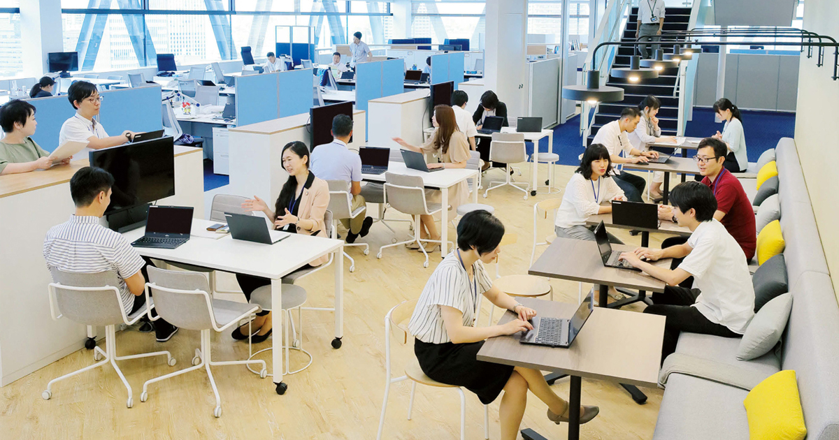 社員の士気を上げる 西武ホールディングスの新オフィス