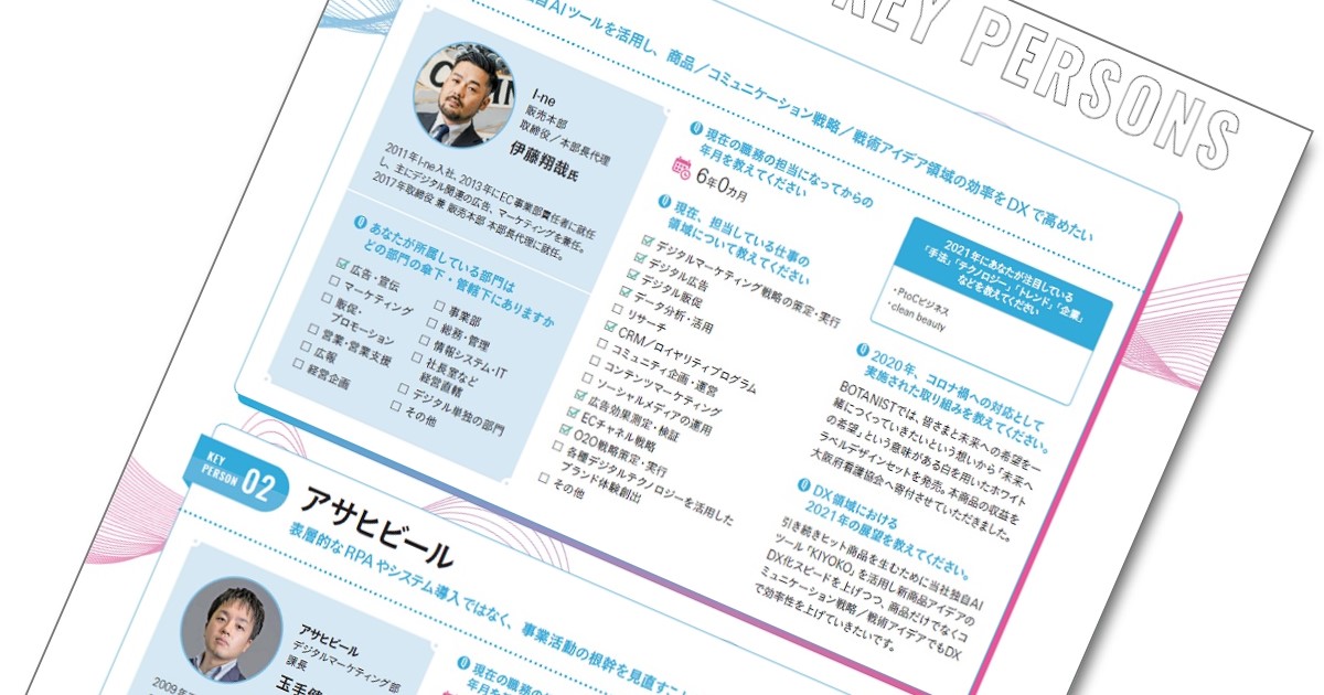 顧客起点でDXを推進！34社のマーケターが示す2021年の戦略 Vol.1