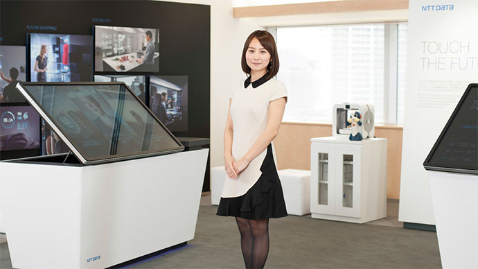 事業部経験を活かした広報を　NTTデータの才媛