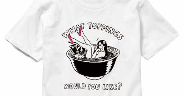 [PR] トッピングが何回でも無料になるオリジナルラーメンTシャツが登場
