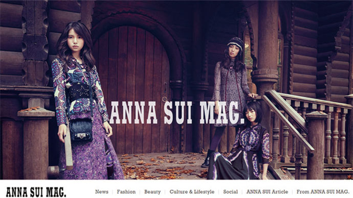 ANNA SUI、写真から直接購入ほか2015年のビジュアル型プロモーション
