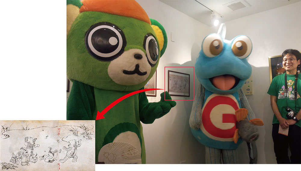 アートによる自己表現でアイデンティティを明確化 ご当地キャラ4組がグループ展を開催
