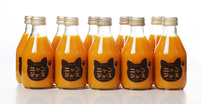 猫好きのためのみかんジュースが話題 発売半年で1万7千本を売り上げる
