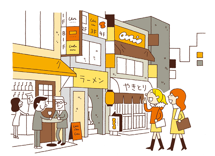 雑居ビルに惹かれるワタシ