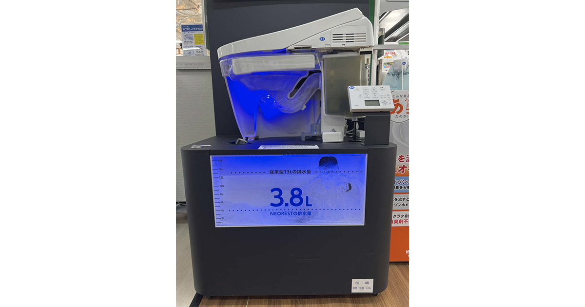 節水機能の見える化のインパクト