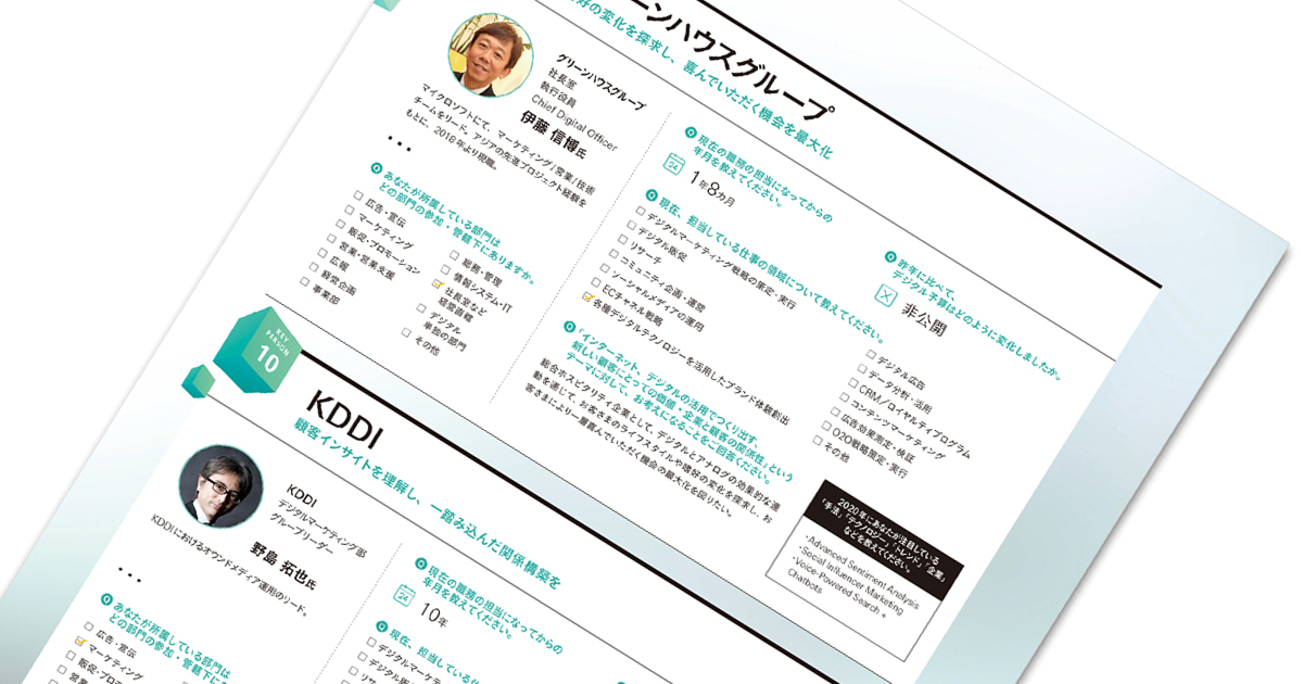 顧客視点でDXを推進！ 注目のマーケター27名の挑戦 Vol.2