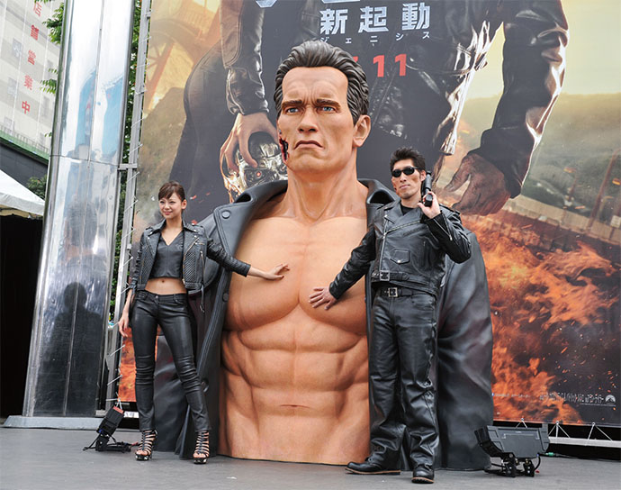 等身大 ターミネーター３ シリコンバスト T3 アーノルドシュワルツェネッガー 等身大 ターミネーター3 シリコンバスト T3 アーノルド