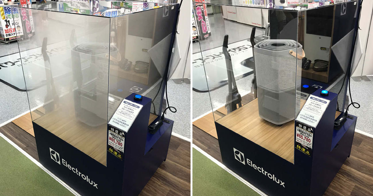 実演展示のインパクトと、実施力