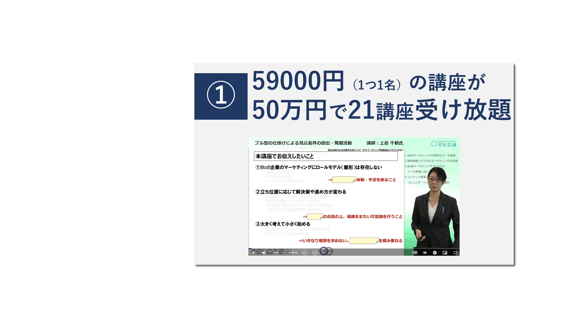 ①