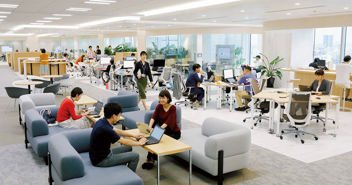社員の働きやすさを最優先！USEN-NEXT HOLDINGSの新オフィス