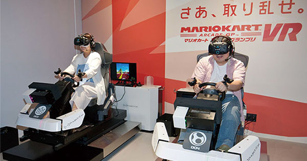 VRアクティビティを体験「VR ZONE SHINJUKU」