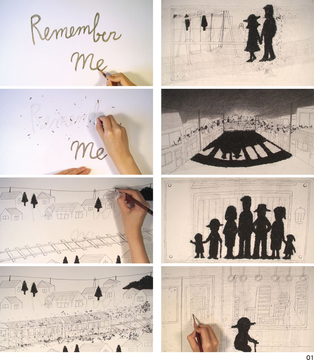 くるり新曲「Remember me」のMVは、消しカスを利用したアニメーション
