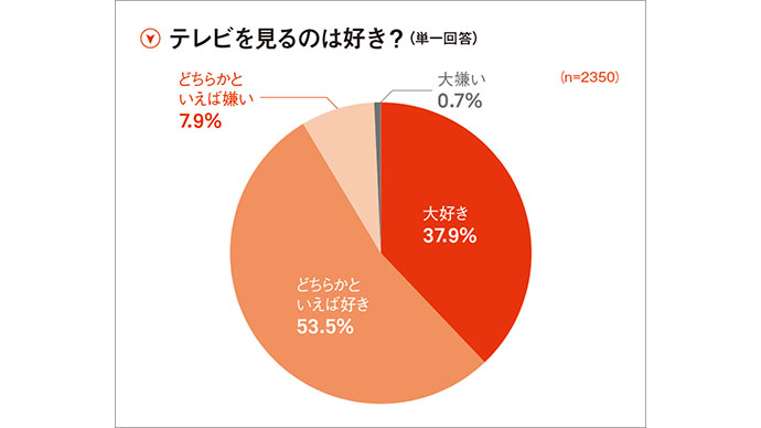 視聴スタイルから見るテレビの今後の可能性