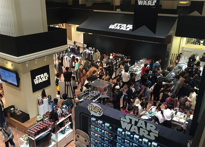 スター・ウォーズ期間限定ショップに商品35万3200点 女性の心つかむ、そごう・西武