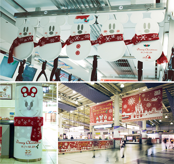 「可愛すぎる！」雪だるまミッキーの品川駅ジャック－OOHの秀逸事例42連発