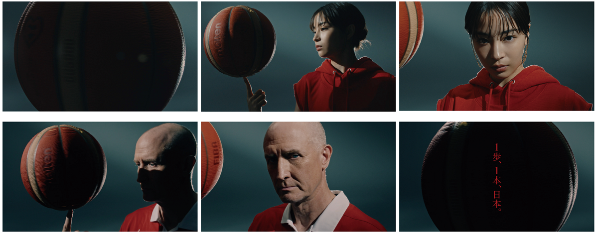 [PR] テレビ朝日／FIBA BASKETBALL WORLD CUP 2023「1歩、1本、日本。」ポスター、Web動画