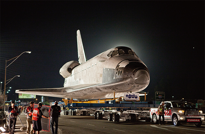 トヨタ車の力強さ示した、スペースシャトル輸送計画