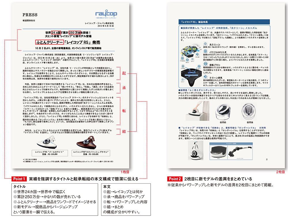 全世界で累計250万台販売、大ヒット家電のリリースを解説