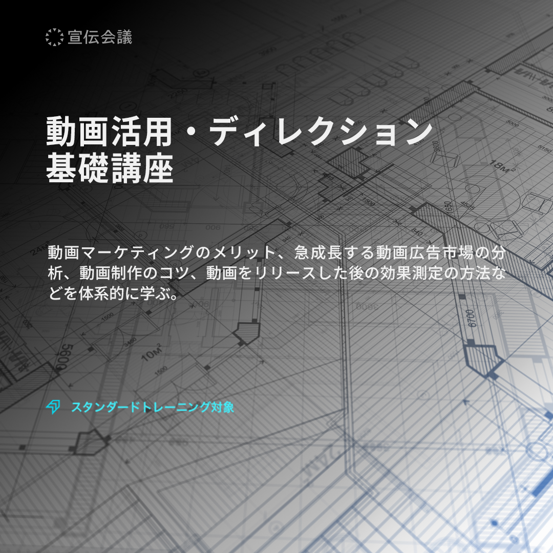 動画活用・ディレクション基礎講座のアイキャッチ画像