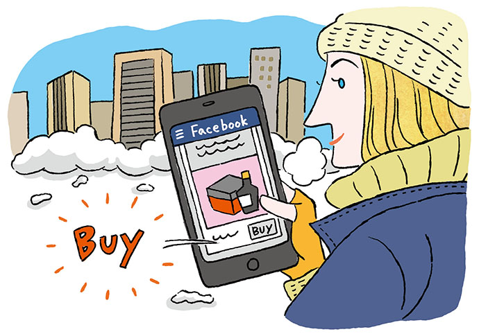 フェイスブックが「Buy」ボタン導入、グルーポンは「マーケットプレイス」へ