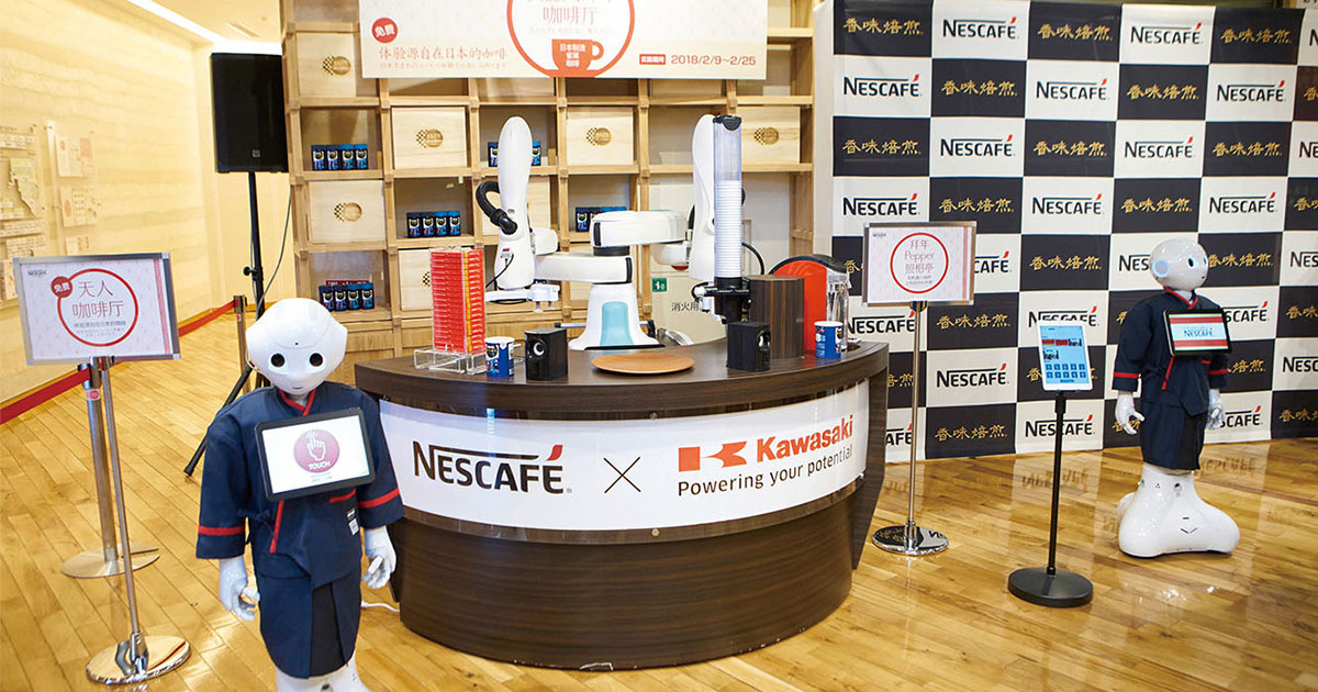 飲食店の人手不足解消にも 無人カフェを期間限定オープン