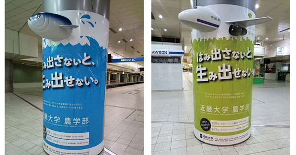 「はみ出さないと、生み出せない。」研究成果が柱から飛び出る