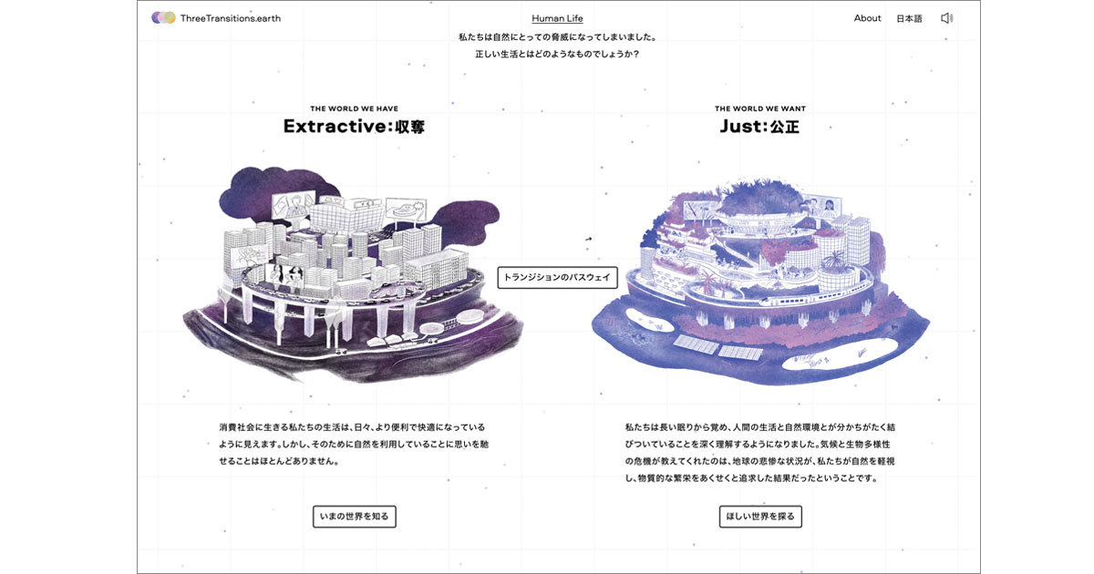 トランジションをフレームワークに 「公共の知」としてCOP26でも展示