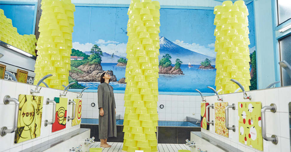 [PR] 銭湯で「ケロリン桶」のアート展 富山県の活性化目的で