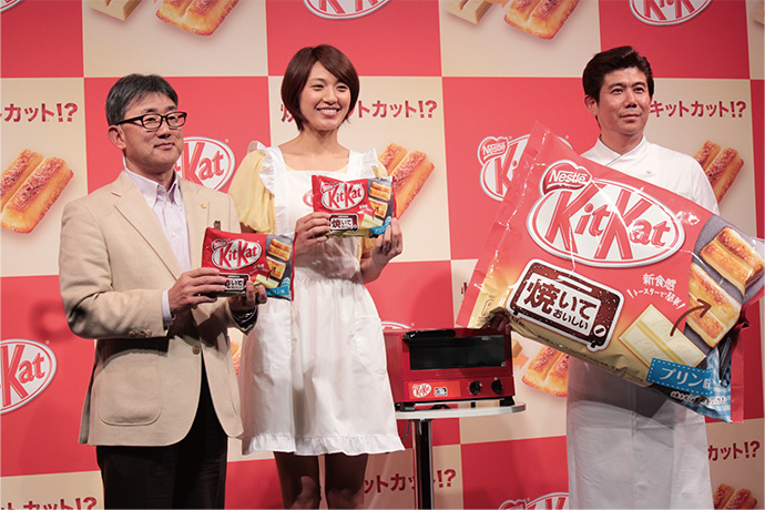 高級店からレシピ提案、「焼く」キットカットで販売加速