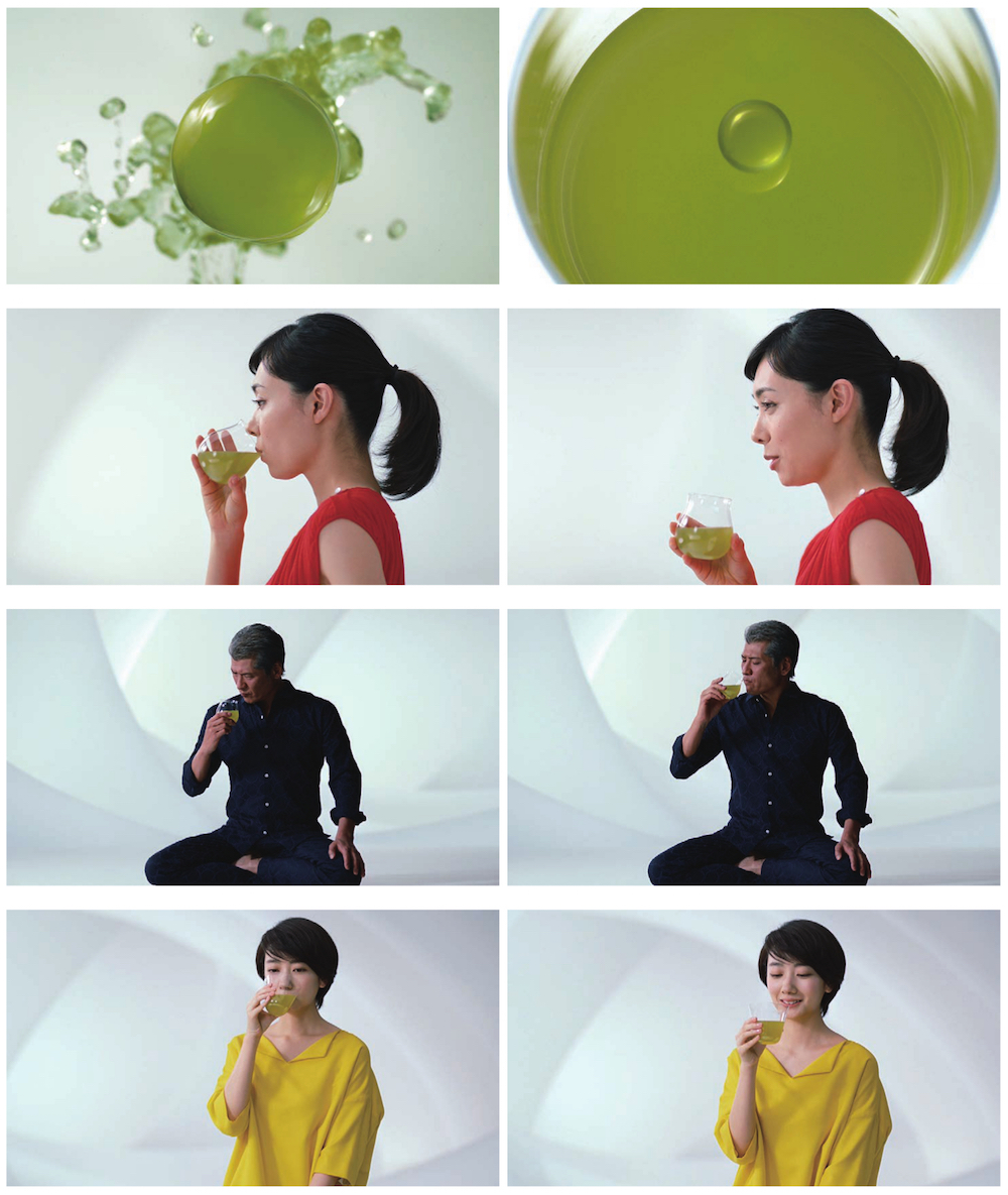 KIRIN 生茶 Rich Green Tea 吉川晃司広告ポスター 脚色は一切なし