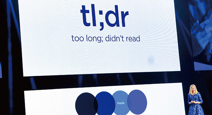 米ヤフーCEOからのキーワード「tl;dr」とは？