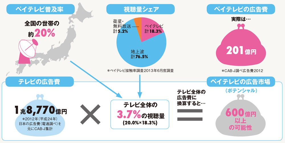 ペイテレビ広告市場のポテンシャルとは？