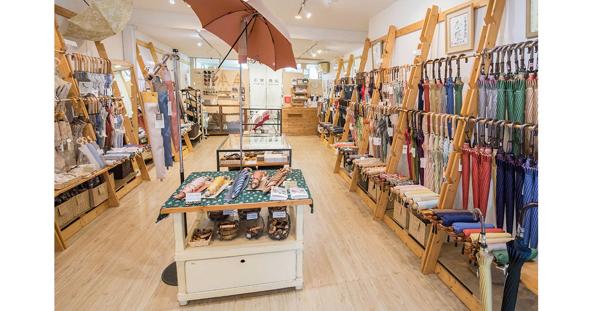 洋傘製造で90年超の老舗 店舗売上は8年で6倍に