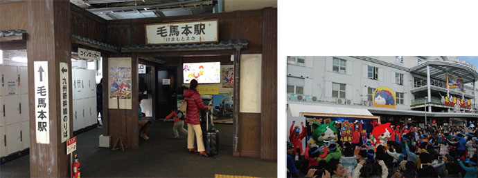 熊本駅が妖怪だらけ!?架空の駅に1カ月で1万人が来場