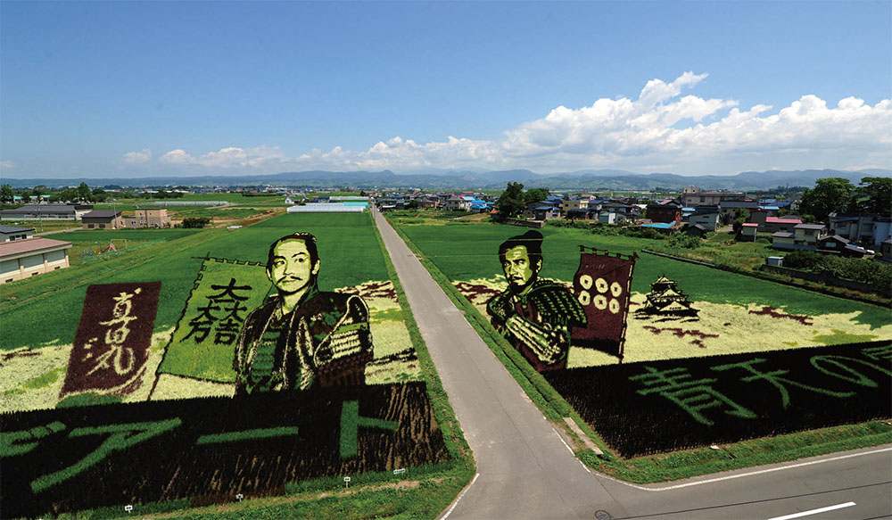 「田んぼアート」による観光地づくりで3億円の経済効果を目指す