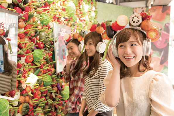彩り野菜の中で試食ほか 2015年体験型企画まとめ（その1）